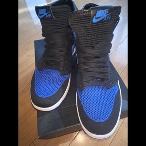 Jordan 1 Retro High Flyknit Royal Sz 10